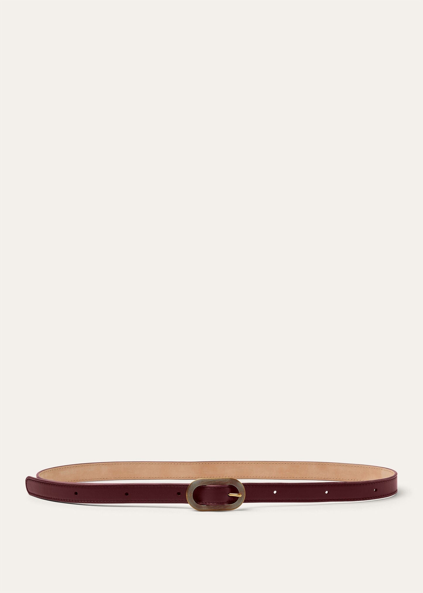 Cintura Guilloché Oxblood/Gold Finishing Donna