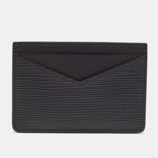 Portacarte in pelle Epi nera Neo