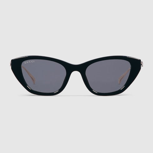 Occhiali da sole cat-eye nero