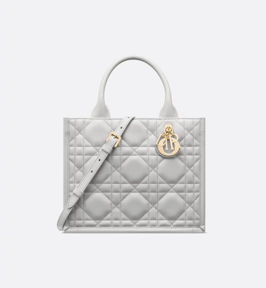 Borsa media Book Tote Grigio