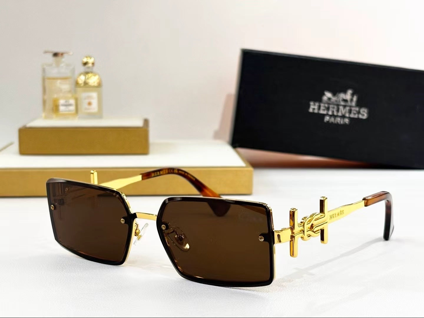 Occhiali da sole 9716 Total Marrone