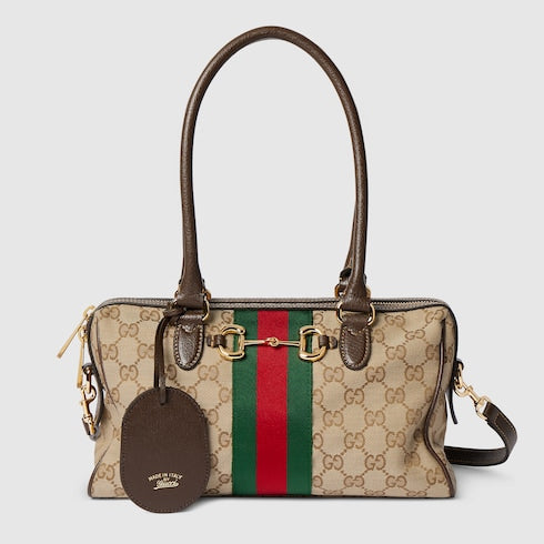Bauletto Borsetto misura grande sabia e marrone
