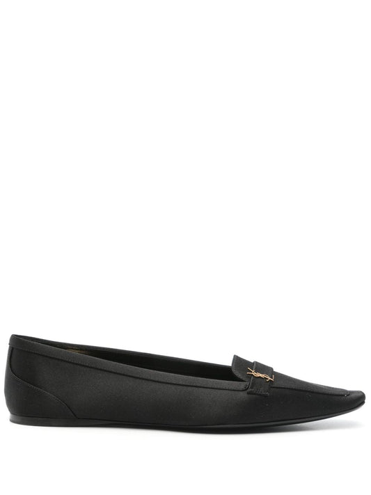Ballerine Poppy in pelle di vitello nera
