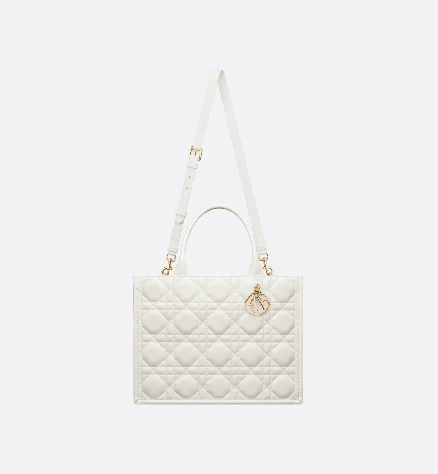 Borsa media Book Tote Bianca
