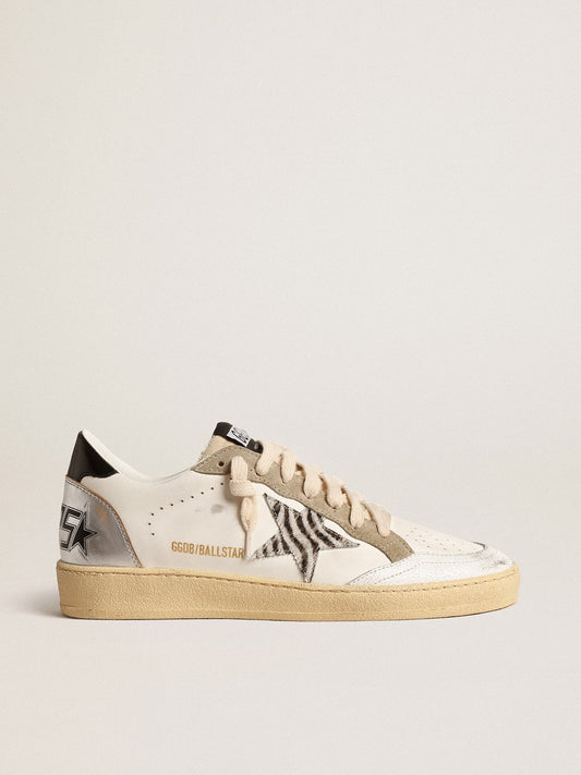 LTD con stella zebrata e inserto in pelle laminata