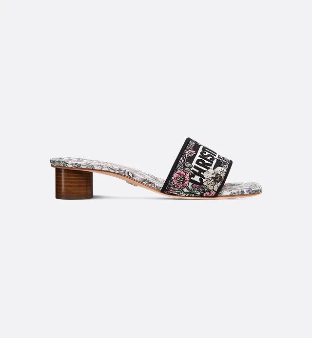 Sandalo con tacco Dway Multicolore