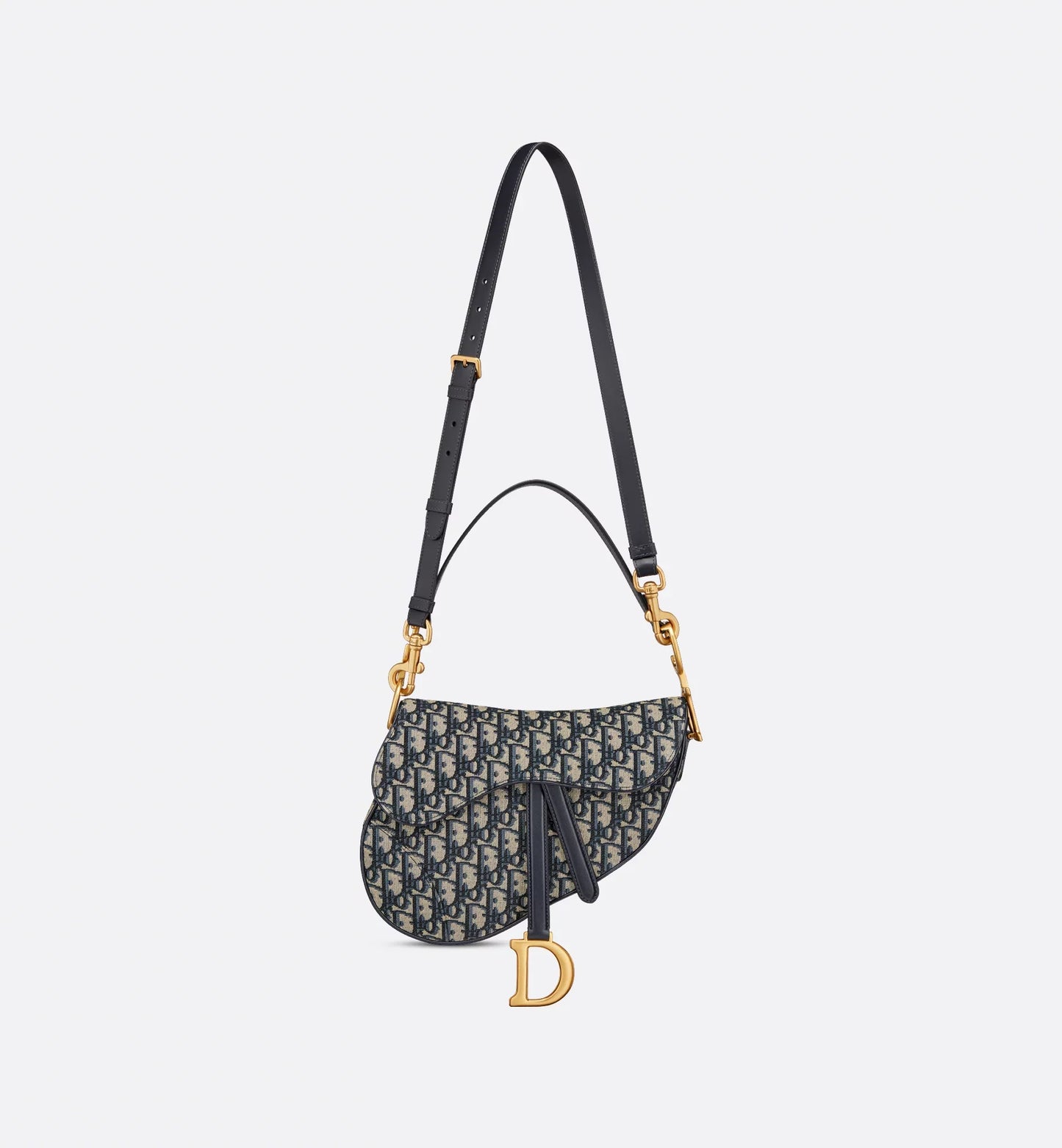 Saddle Bag Jacquard Oblique blu