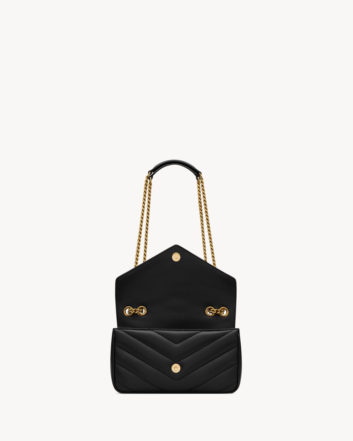 LouLou Small in Matelassé Nero