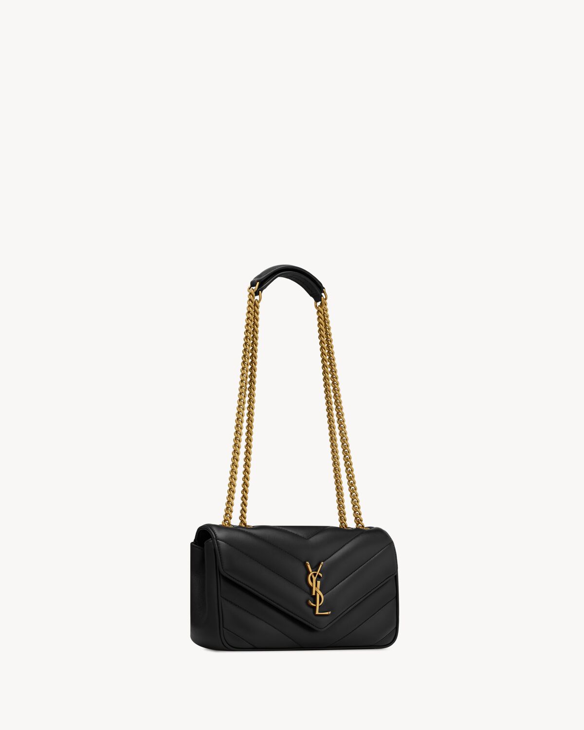 LouLou Small in Matelassé Nero