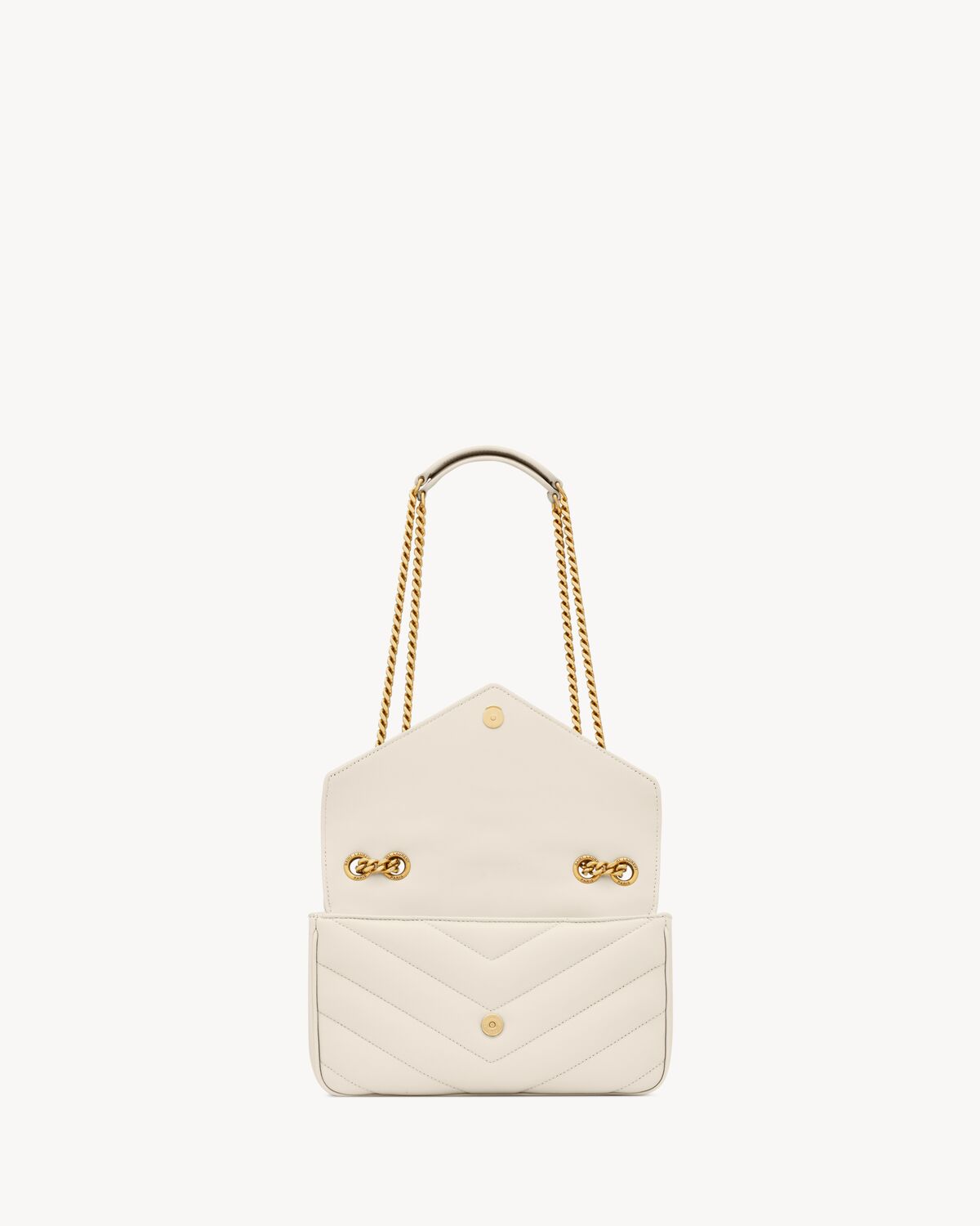 LouLou Small in Matelassé Bianca