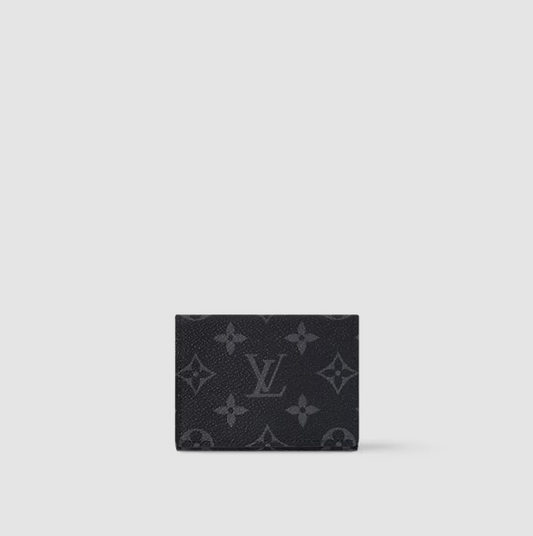 Porta carte di credito magnetico Monogram Nero