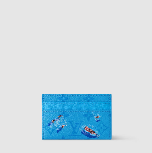 Doppio Portacarte di credito Blue lagon