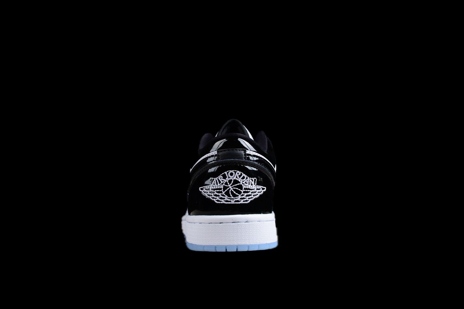 Air Jordan 1 Low shiny black