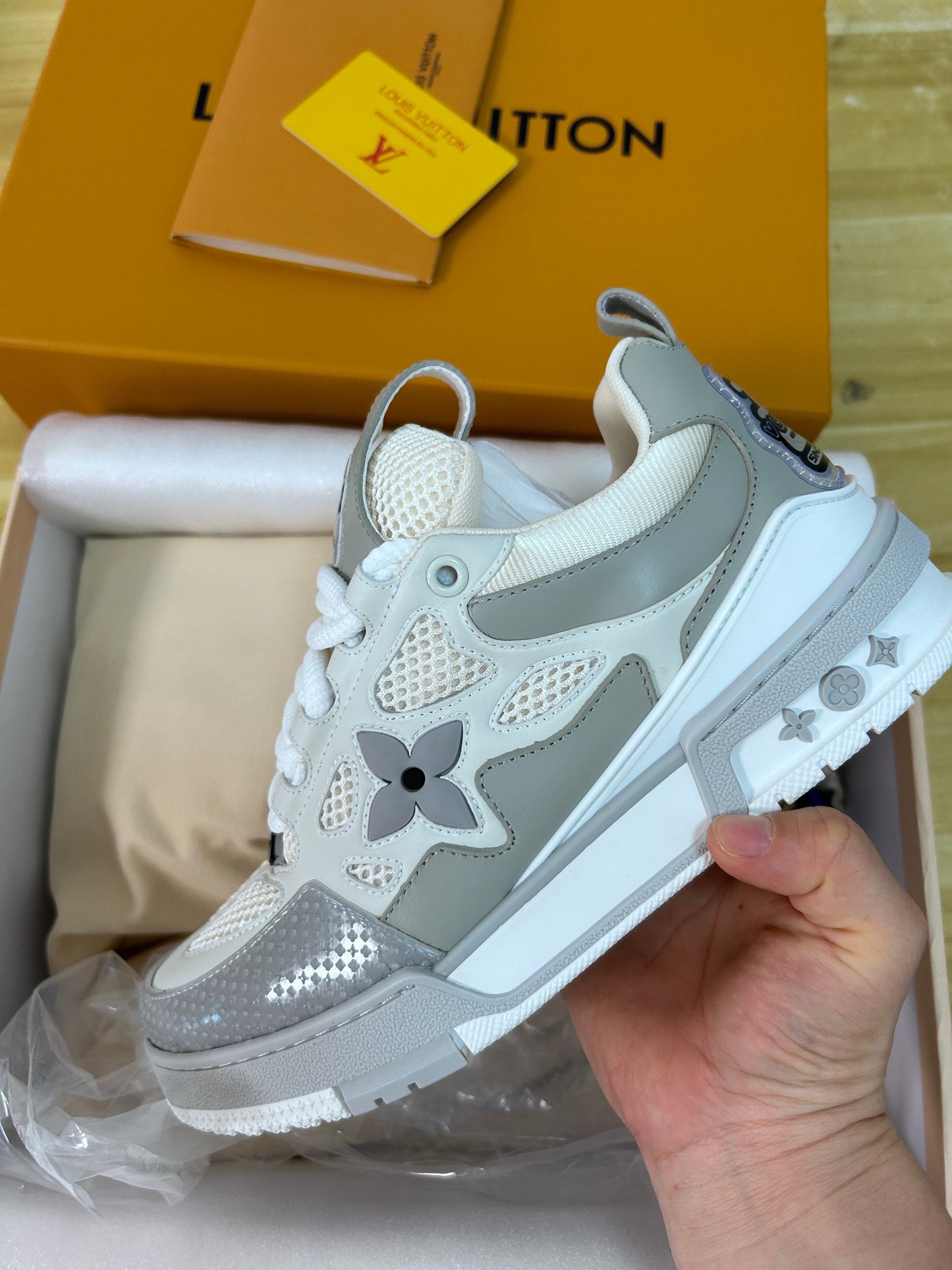 Sneakers LV Skate Grigia/Bianca